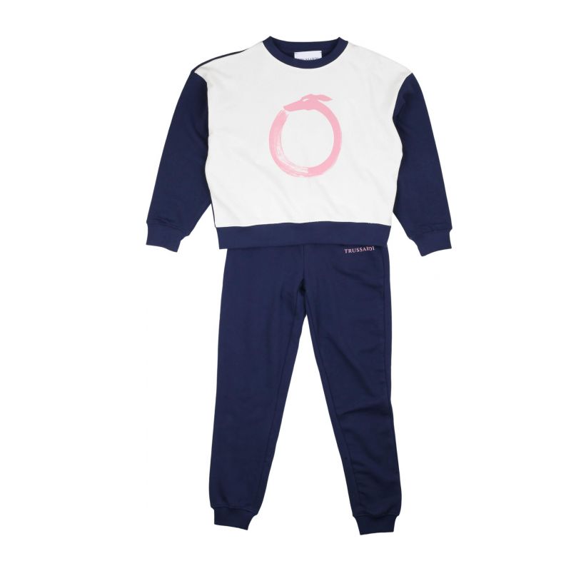 Комплект детски дрехи момиче TRUSSARDI XGA23002CF-CLOUD-BLUE