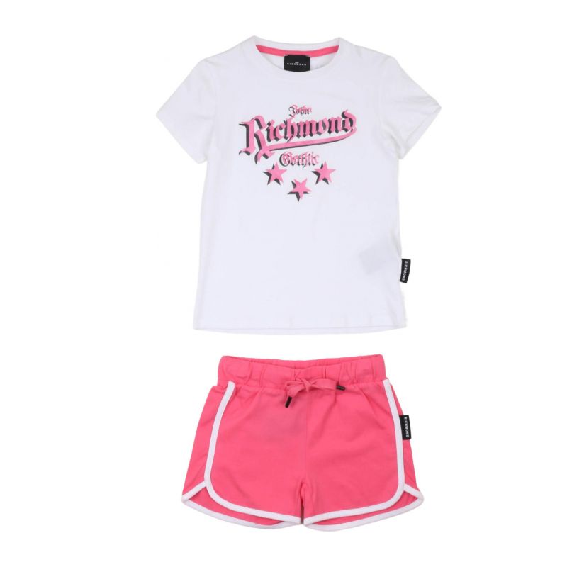 Комплект детски дрехи момиче JOHN RICHMOND HGP24005CJ-WHITE-PINK