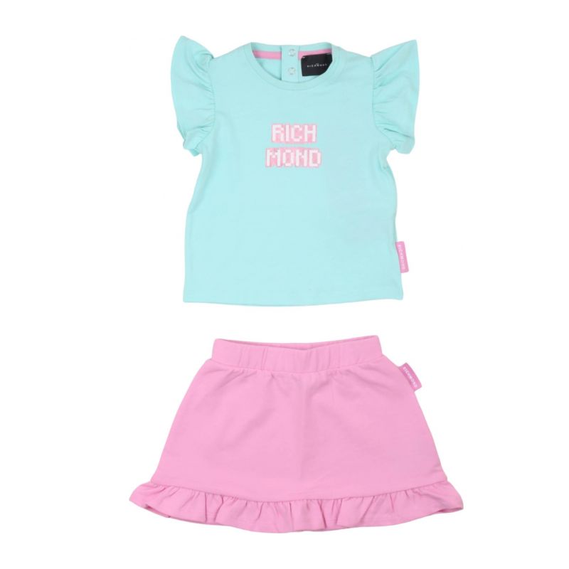 Комплект детски дрехи момиче JOHN RICHMOND RIP24030CF-MENTA-ROSE