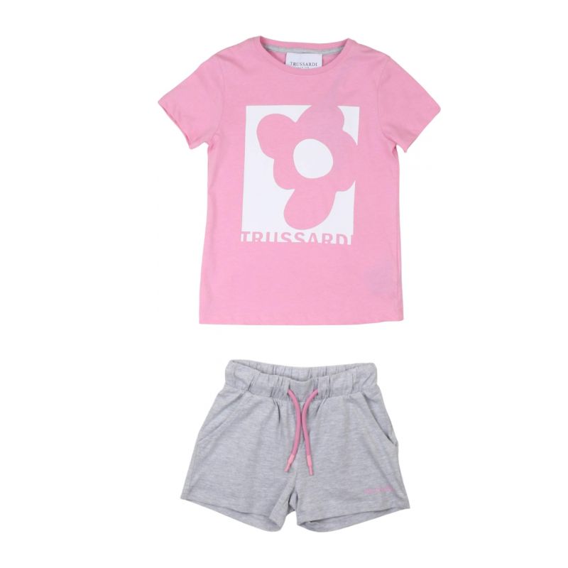 Комплект детски дрехи момиче TRUSSARDI XGP25003CJ-PINK-GRM