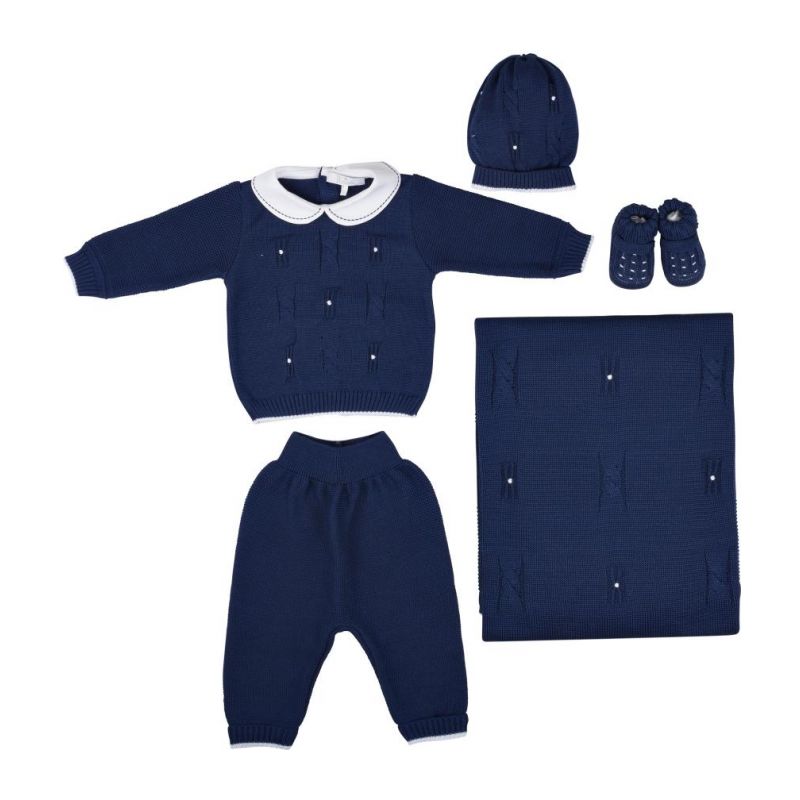 Комплект детски дрехи момче PRIMODI BEBE 504-BLUETTE-BIANCO