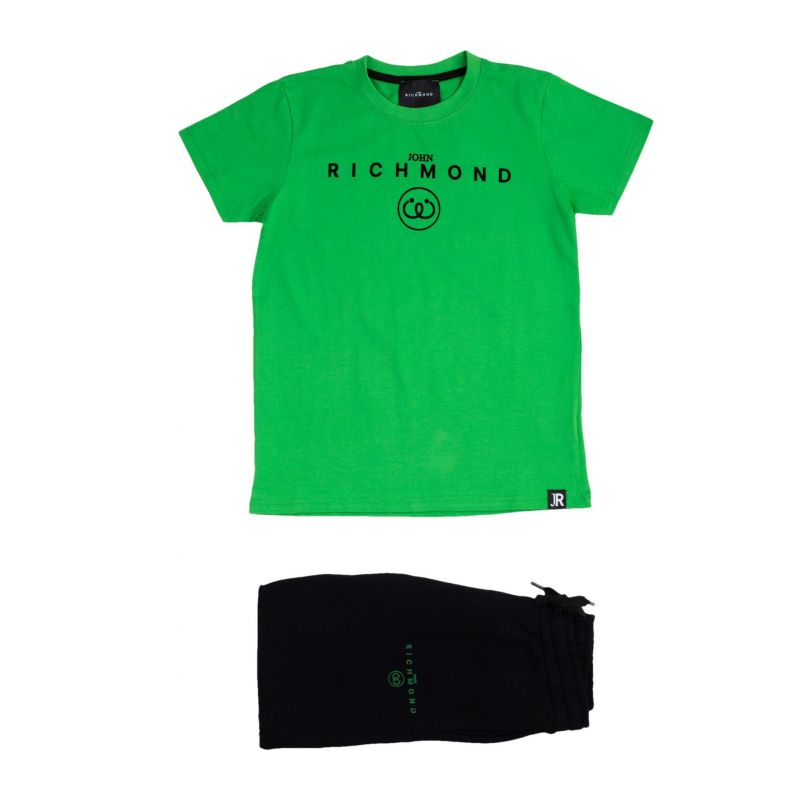 Комплект детски дрехи момче JOHN RICHMOND RBA22063CF-GREEN-BLACK