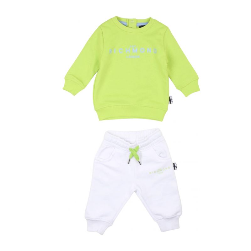 Комплект детски дрехи момче JOHN RICHMOND RIP24009CF-LIME-WHITE