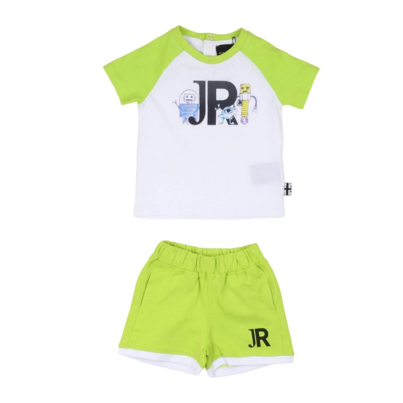 Комплект детски дрехи момче JOHN RICHMOND RIP24103CJ-WHITE-LIME