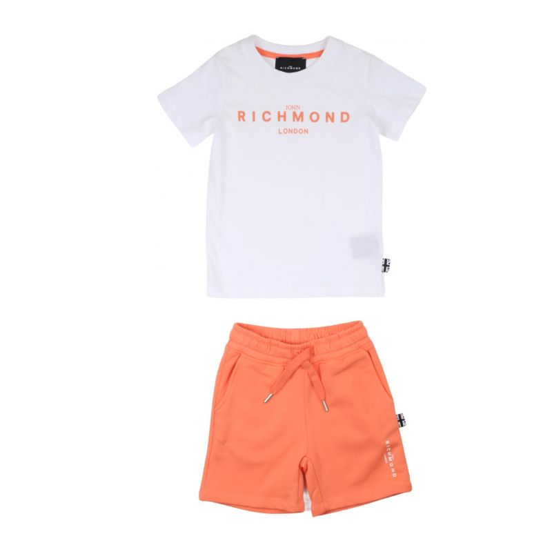Комплект детски дрехи момче JOHN RICHMOND RBP24007CJ-WHIT-PEACH