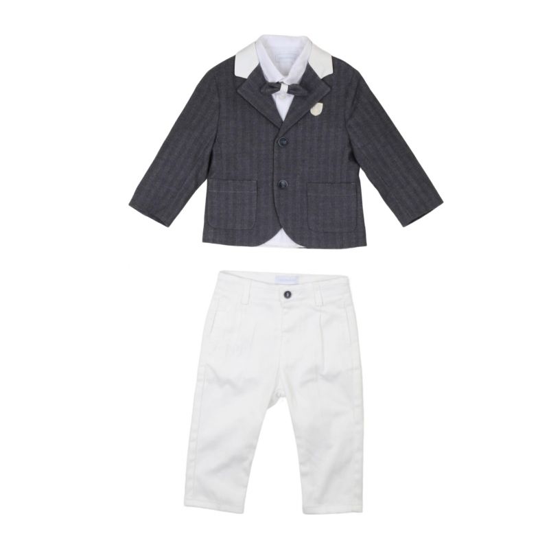 Комплект детски дрехи момче CARLO PIGNATELLI COMC93004BL-GRIGIO-MELANGE-SCURO