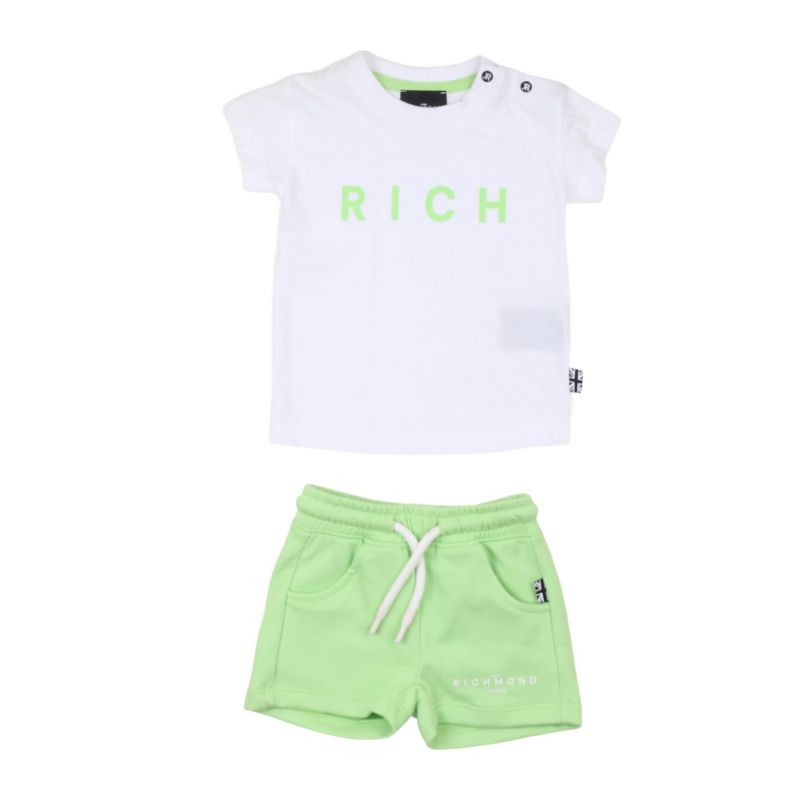 Комплект детски дрехи момче JOHN RICHMOND RIP25019CJ-WHITE-TROP