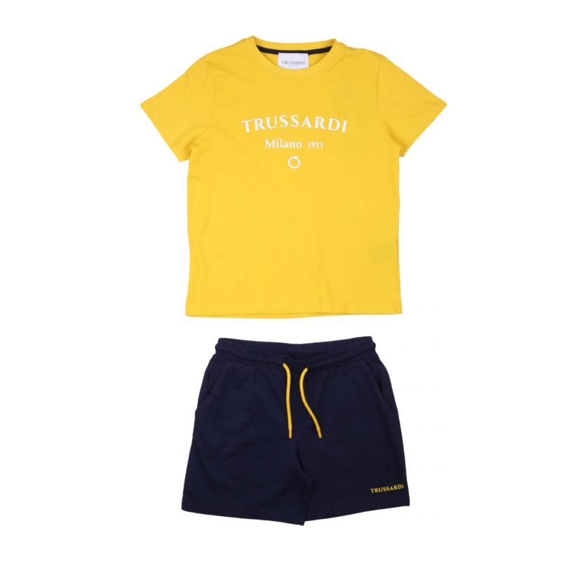 Комплект детски дрехи момче TRUSSARDI XBP25005CJ-YELLOW-S-B