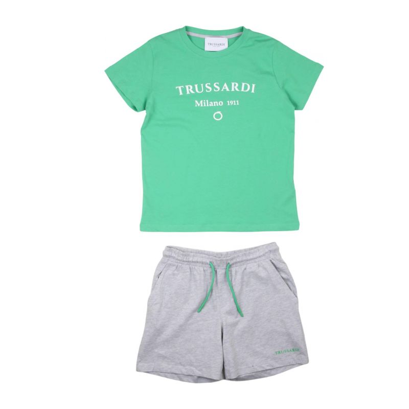 Комплект детски дрехи момче TRUSSARDI XBP25005CJ-GREEN-GR-M