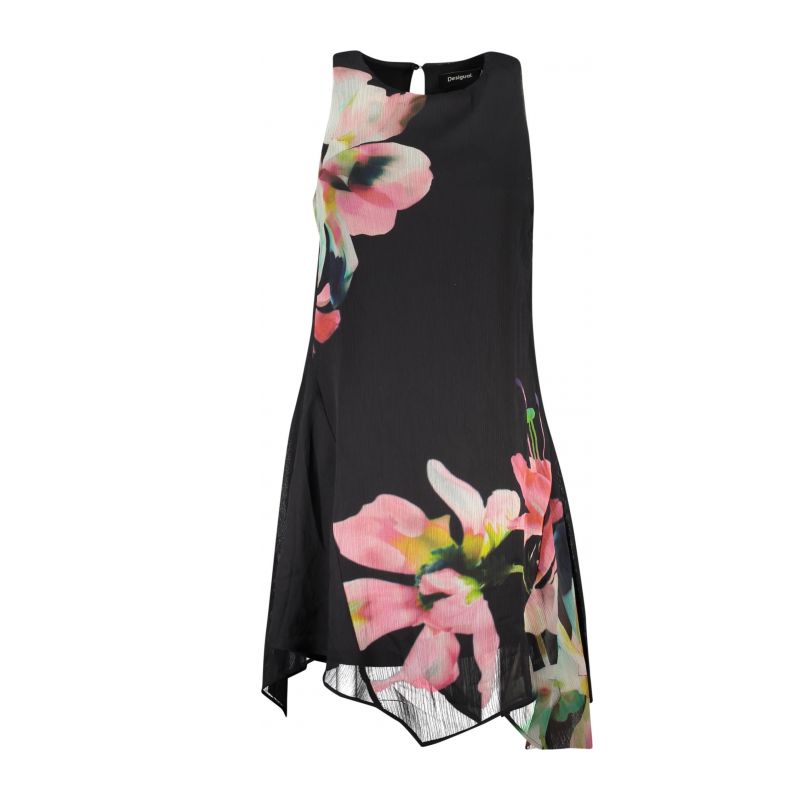 Къса черна рокля за жени  DESIGUAL 26SWVW46_NE2000