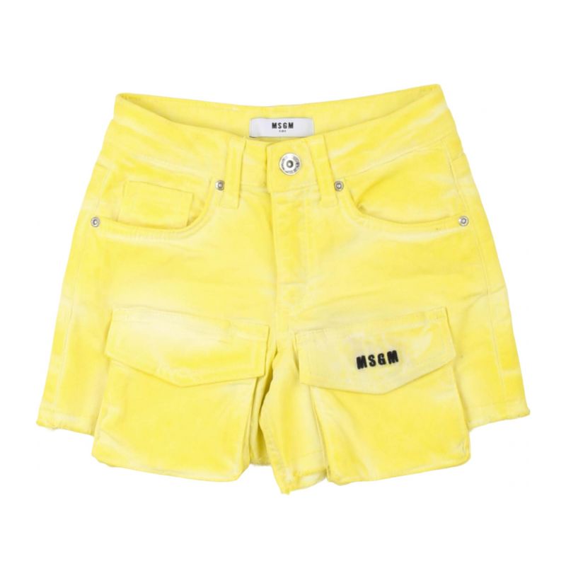 Къси панталони момиче MSGM S4MSJGSH038-020-GIALLO