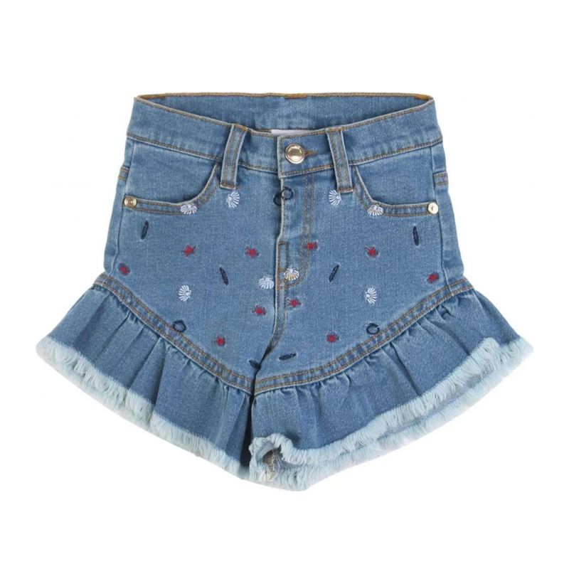 Къси панталони момиче TRUSSARDI TIP24164SH-D-BLUE-LIG