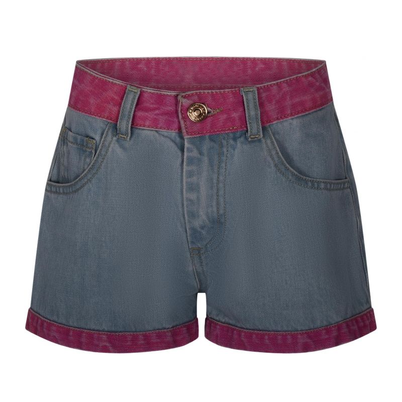 Къси панталони момиче MARC ELLIS JMJSO01217-DENIM-FUCSIA