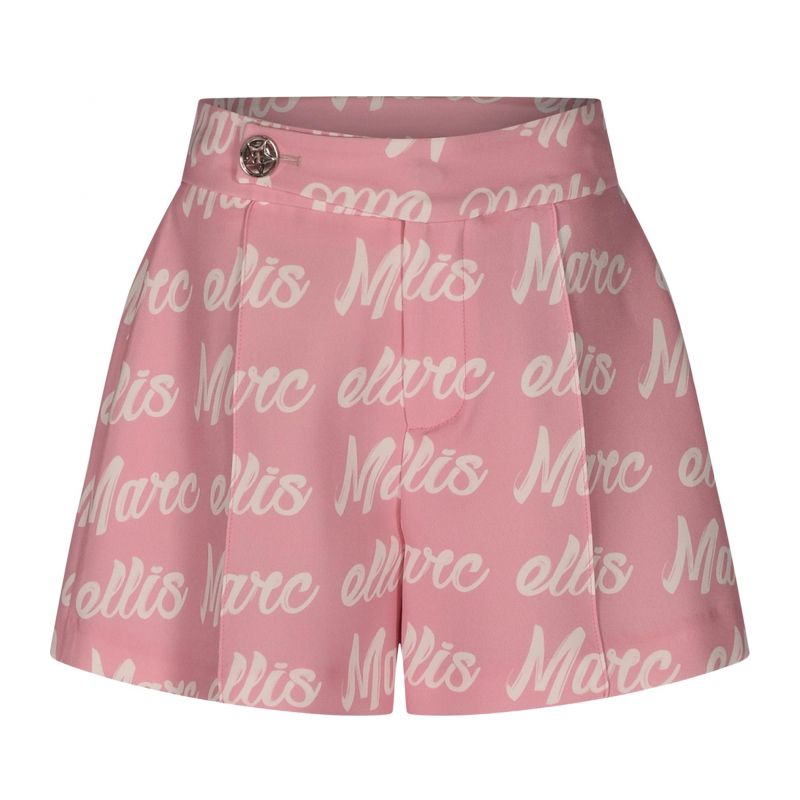 Къси панталони момиче MARC ELLIS JMJSO01160-PINK-WHITE