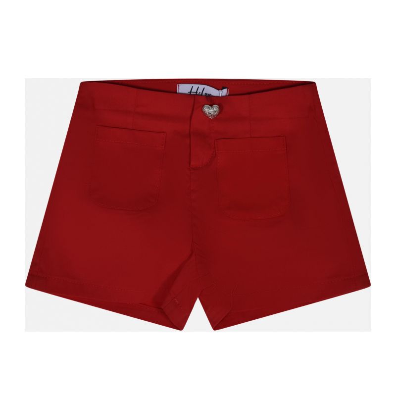 Къси панталони момиче HATE LOVE HLNSO01723-RED