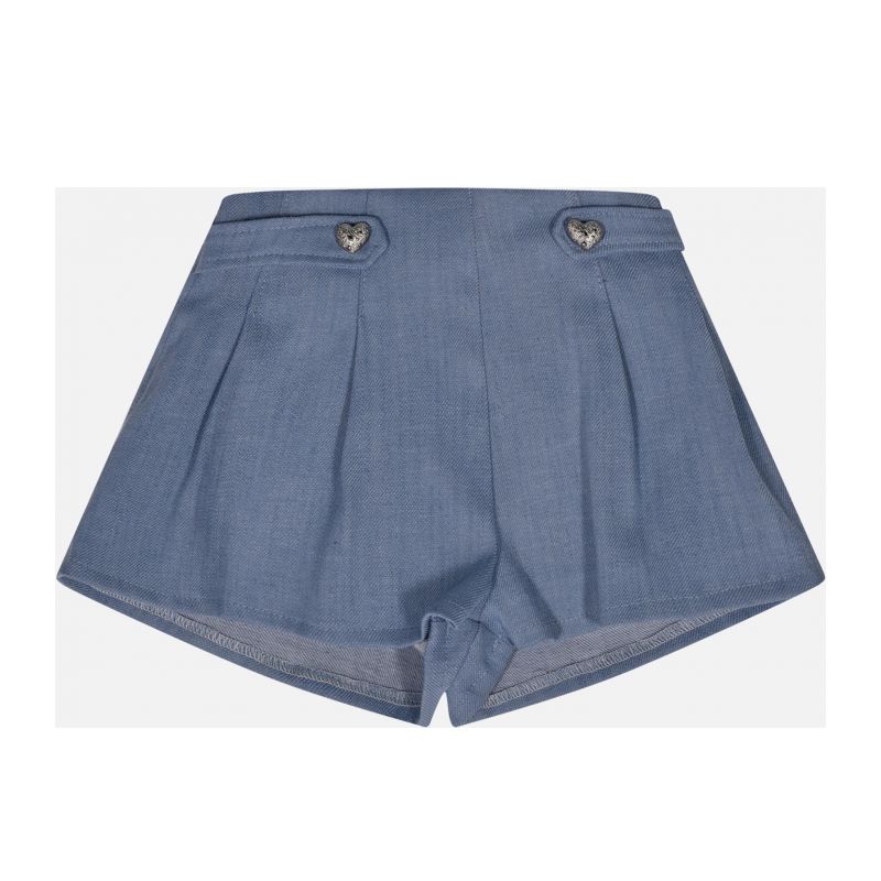 Къси панталони момиче HATE LOVE HLNSO01719-SKY-DENIM