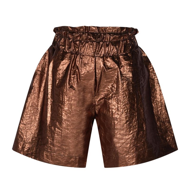 Къси панталони момиче HATE LOVE HLJSO01707-BRONZE