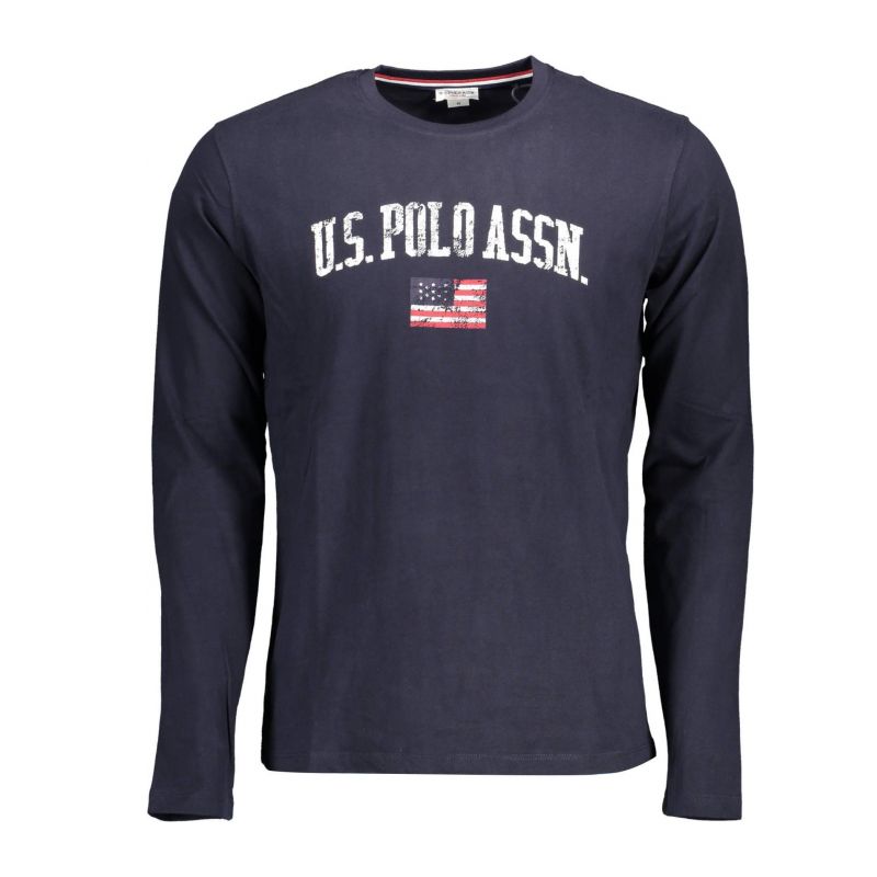Мъжка блуза с дълъг ръкав U.S. POLO 63205-34502_BLU_179