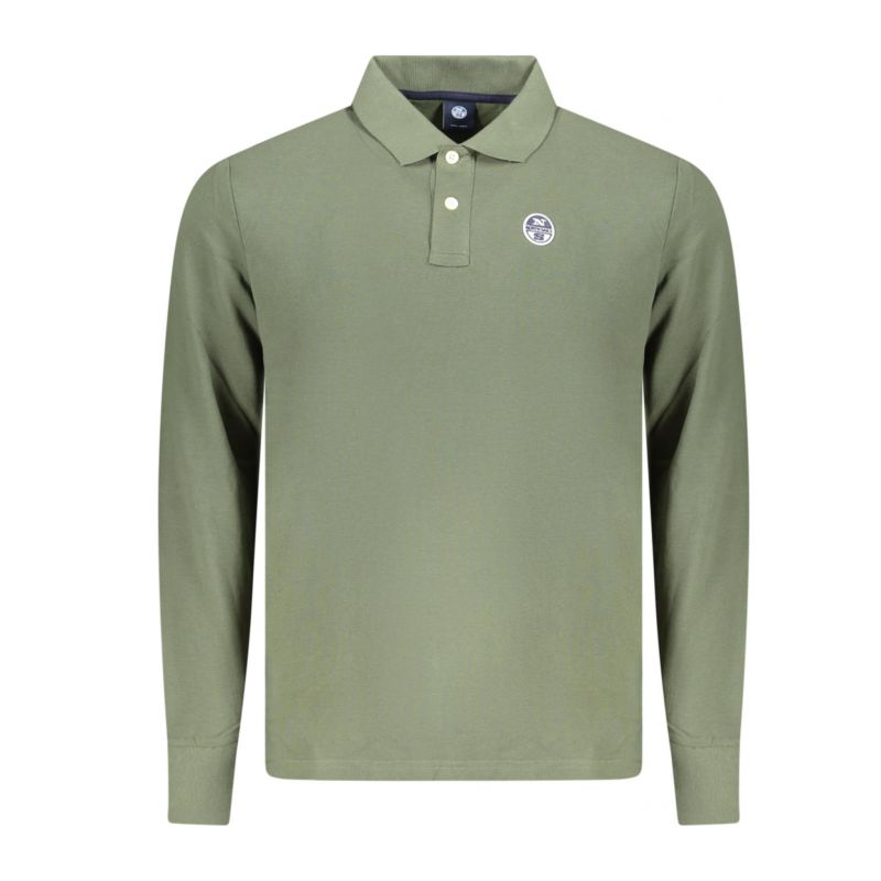 Мъжка поло близа с дълъг ръкав , зелена NORTH SAILS 995021000_VE0430