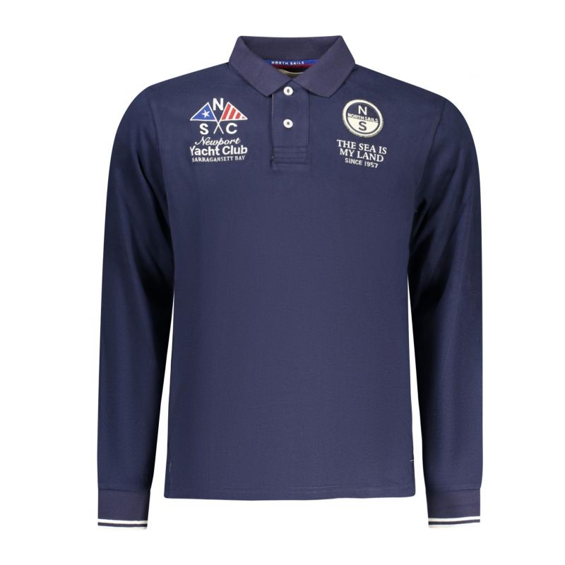 Мъжка поло близа с дълъг ръкав , синя NORTH SAILS 692638000_BL0898