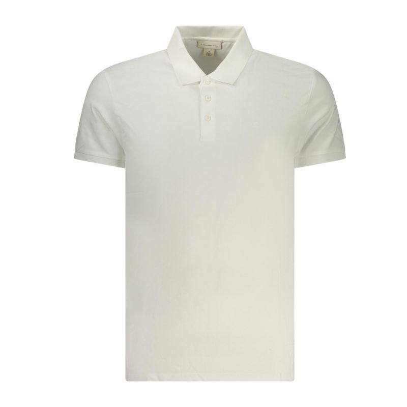 Мъжка поло близа с къс ръкав , бяла CALVIN KLEIN LV04RD255G_BIYAF