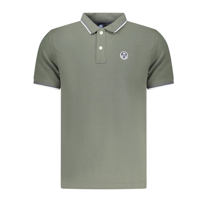 Мъжка поло близа с къс ръкав , зелена NORTH SAILS