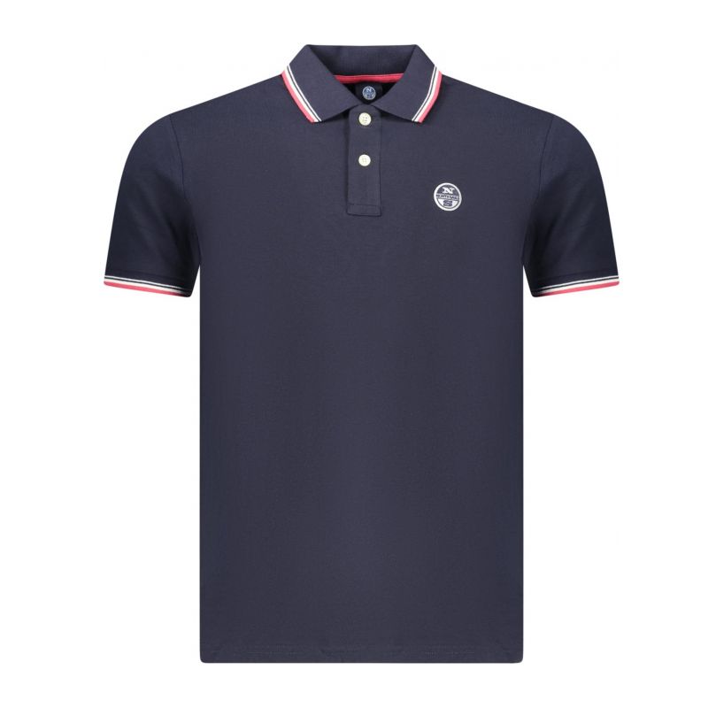 Мъжка поло близа с къс ръкав , синя NORTH SAILS 995029000_BL0802