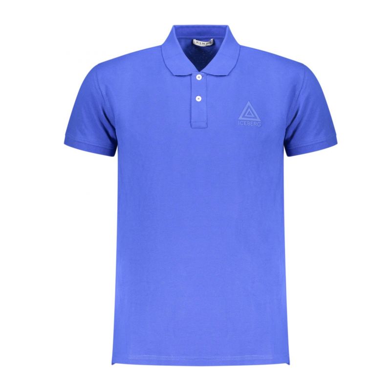 Мъжка поло близа с къс ръкав , синя ICEBERG ICE3MPL01_BLBLUE