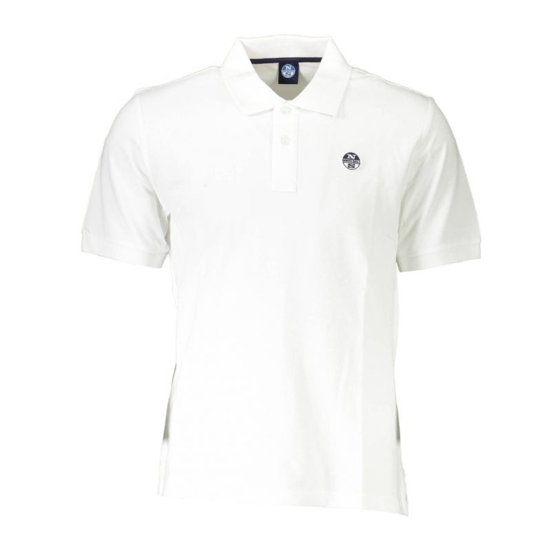 Мъжка поло блуза с къс ръкав , бяла NORTH SAILS 902499000_D661527_BIANCO0101
