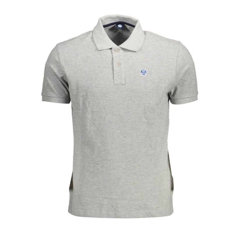 Мъжка поло блуза с къс ръкав , сива NORTH SAILS 692352000_F3DE44A_GRIGIO0926