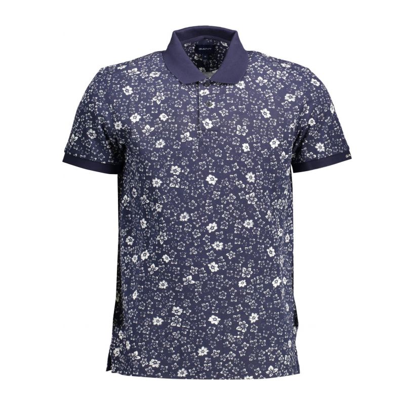 Мъжка поло блуза с къс ръкав , синя GANT 21012022092_D4DAA56_BLU409