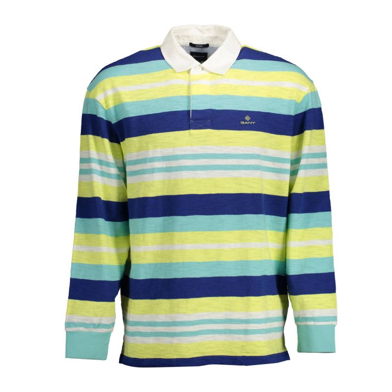 Мъжка поло тениска с дълъг ръкав, жълта GANT 21012025043_7AC70CA_GIALLO709