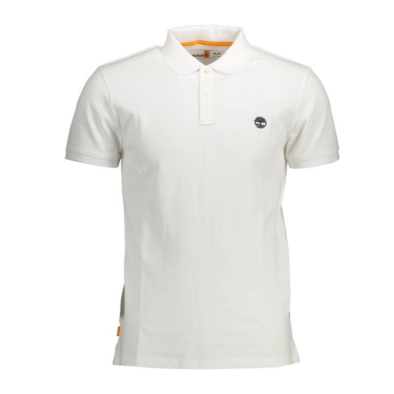 Мъжка поло тениска с къс ръкав , бяла TIMBERLAND TB0A2BS1_FA40727_BIANCO100