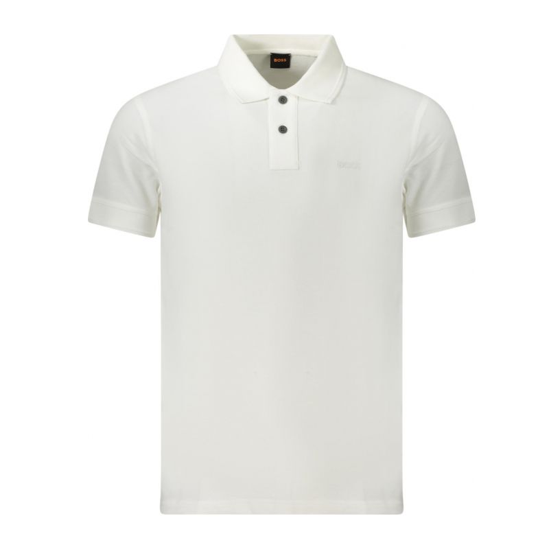 Мъжка поло тениска с къс ръкав , бяла BOSS 50507813PRIME_BI100
