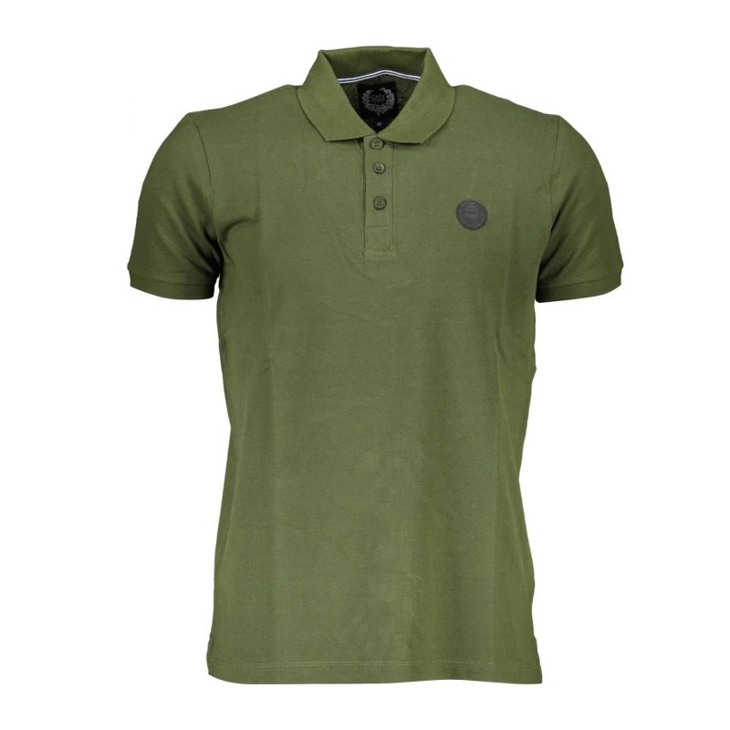 Мъжка поло тениска с къс ръкав , зелена GIAN MARCO VENTURI AU00799MARIANO_CBD2416_VERDEMILIT