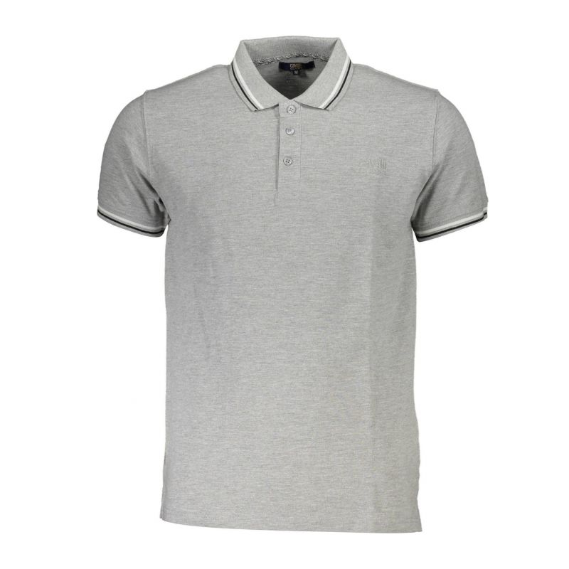 Мъжка поло тениска с къс ръкав , сива CAVALLI CLASS QXT64SKB002_4963BA7_GRIGIO0501