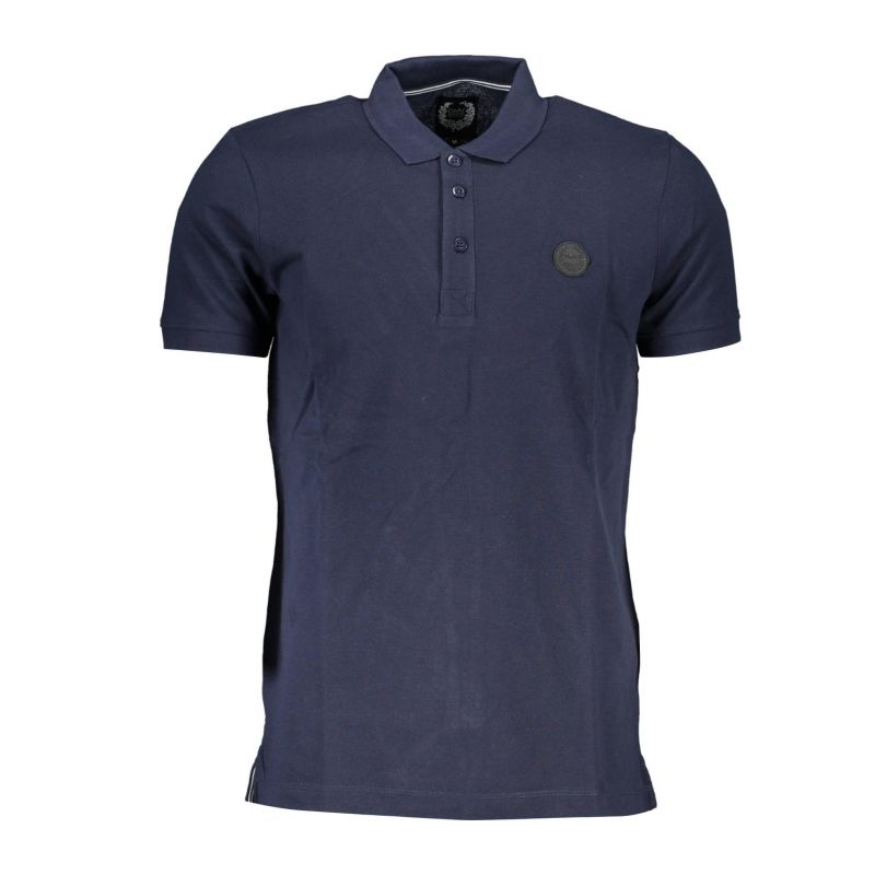 Мъжка поло тениска с къс ръкав , синя GIAN MARCO VENTURI AU00799MARIANO_97B2B44_BLUNIGHTBL