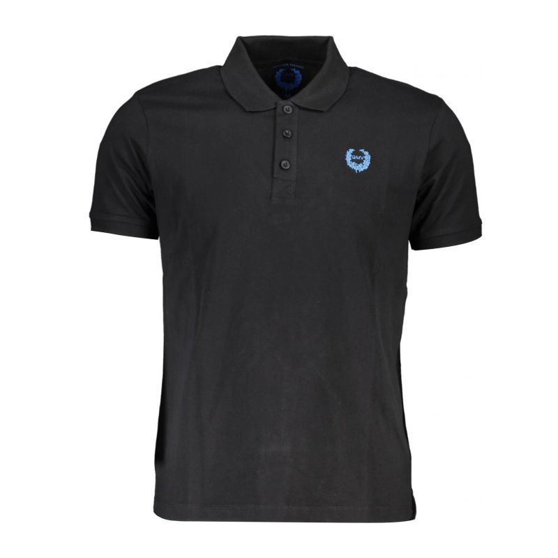 Мъжка поло тениска с къс ръкав , черна GIAN MARCO VENTURI AU00906CARONTE_FC5F127_NEROBLACK