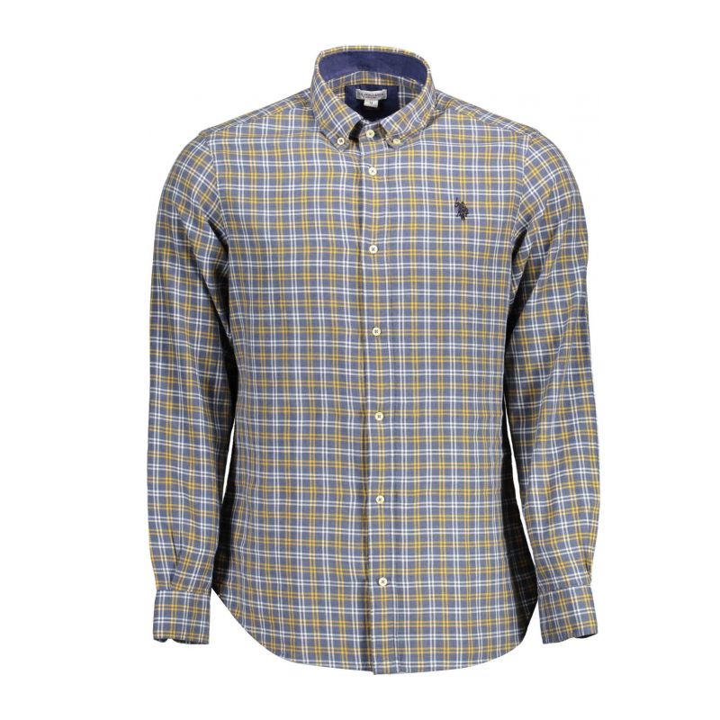 Мъжка риза U.S. POLO 64060-53310_BLU_881