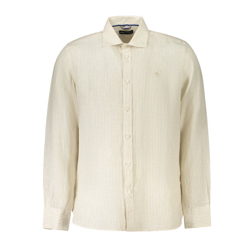 Мъжка риза с дълъг ръкав , бежова NORTH SAILS 664397000_BEC003