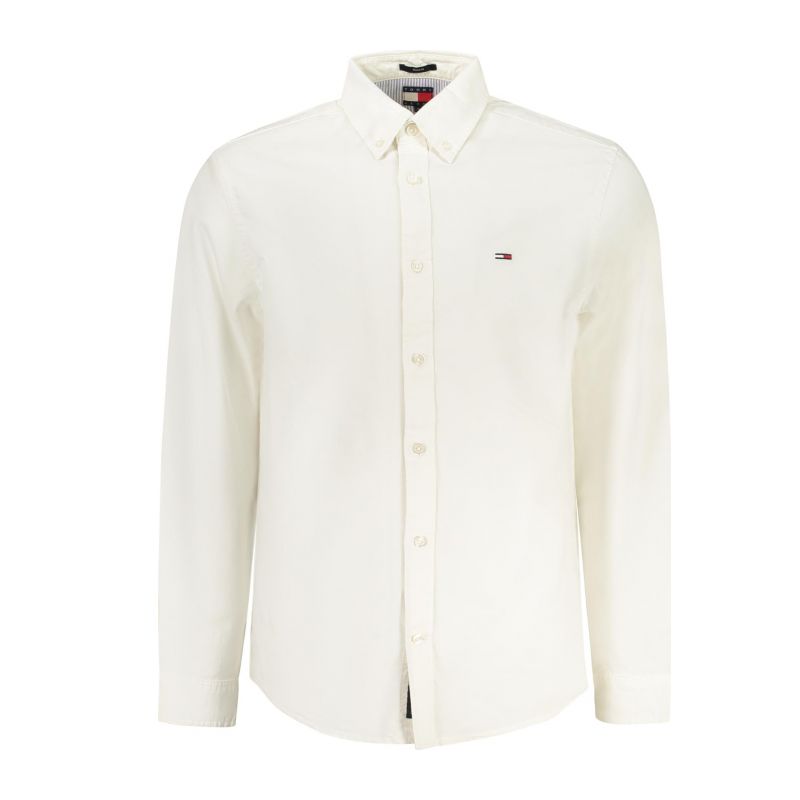 Мъжка риза с дълъг ръкав , бяла TOMMY HILFIGER DM0DM21298_BIYBL