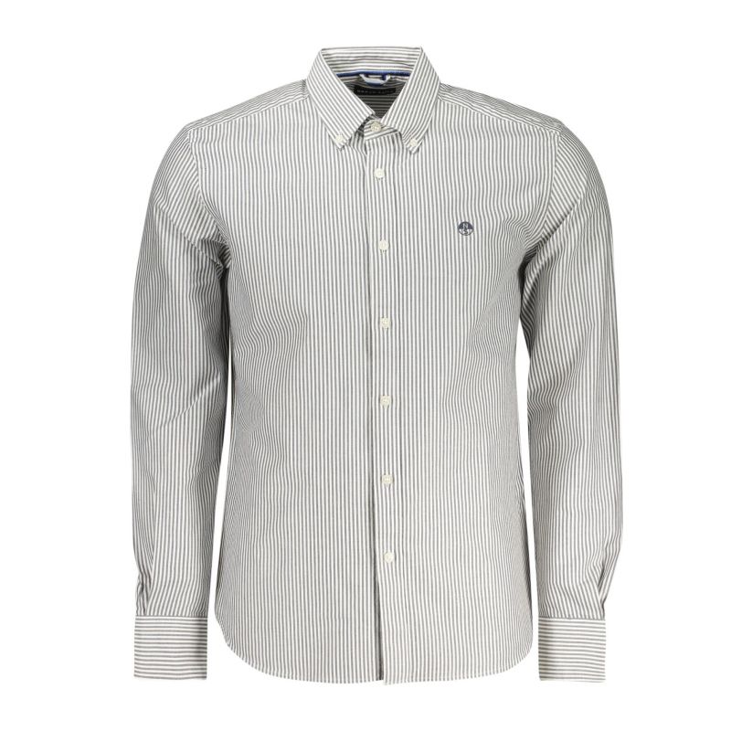 Мъжка риза с дълъг ръкав , бяла NORTH SAILS 664404000_BIC002