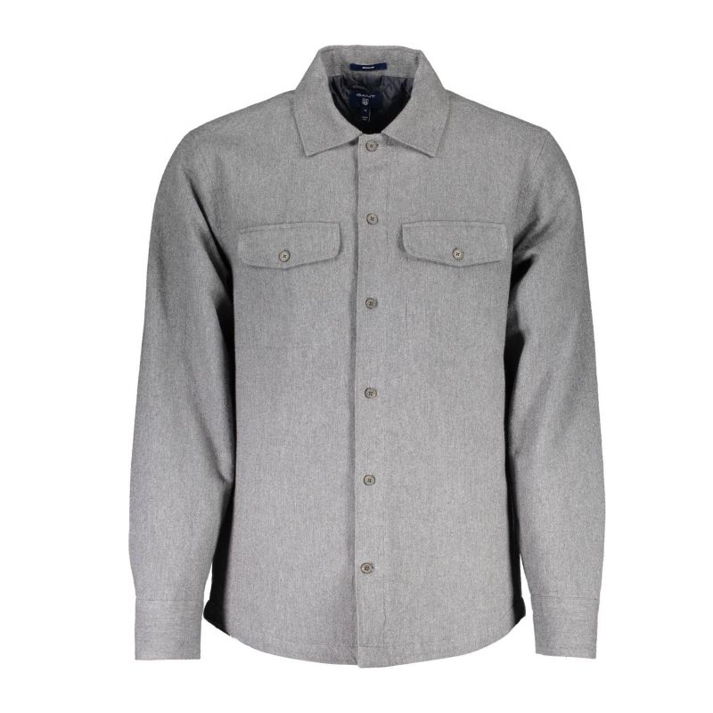 Мъжка риза с дълъг ръкав , сива GANT 18033004424_4C3A322_GRIGIO92