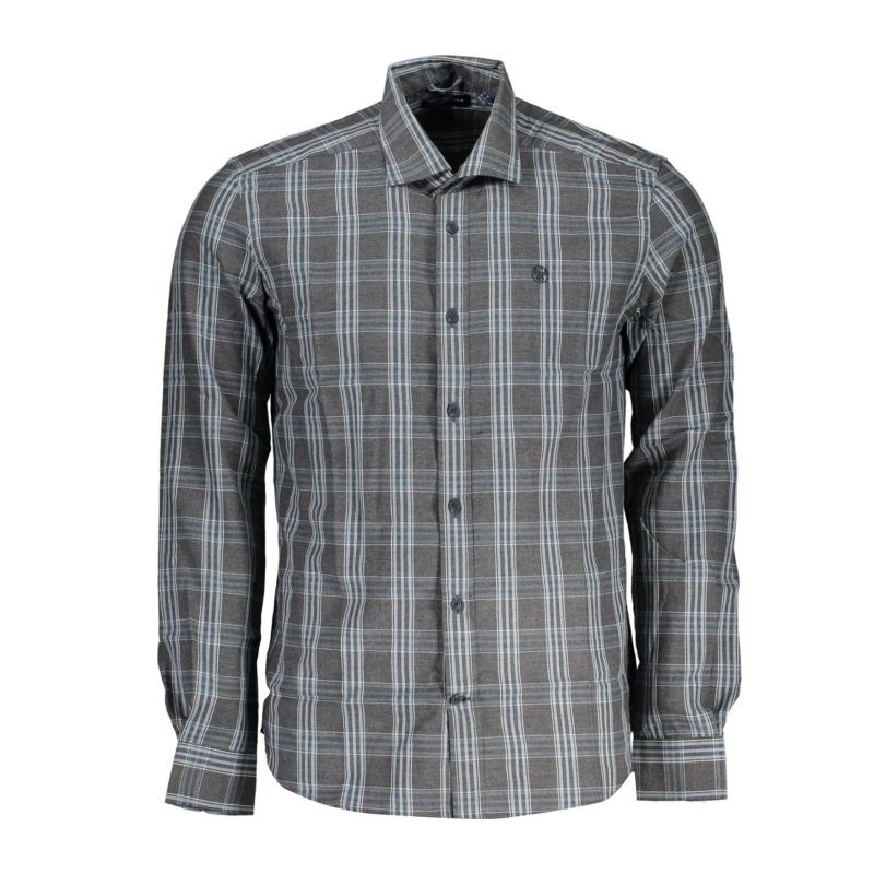 Мъжка риза с дълъг ръкав , сива NORTH SAILS 664263000_GRC001