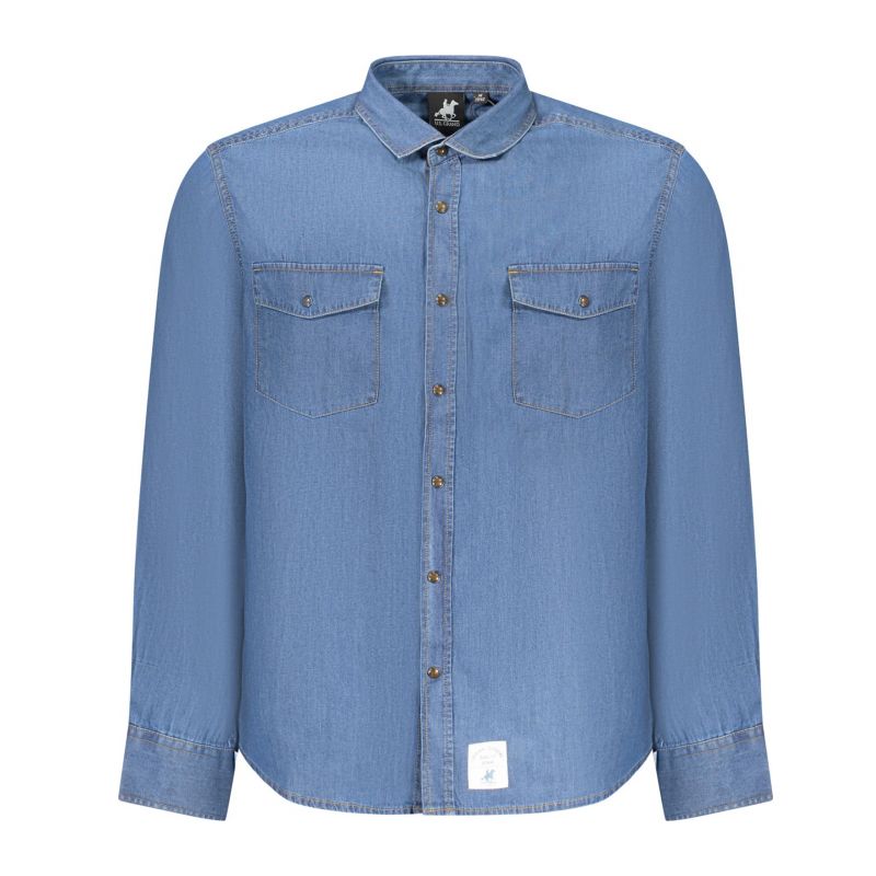 Мъжка риза с дълъг ръкав us grand в синьо U.S. GRAND