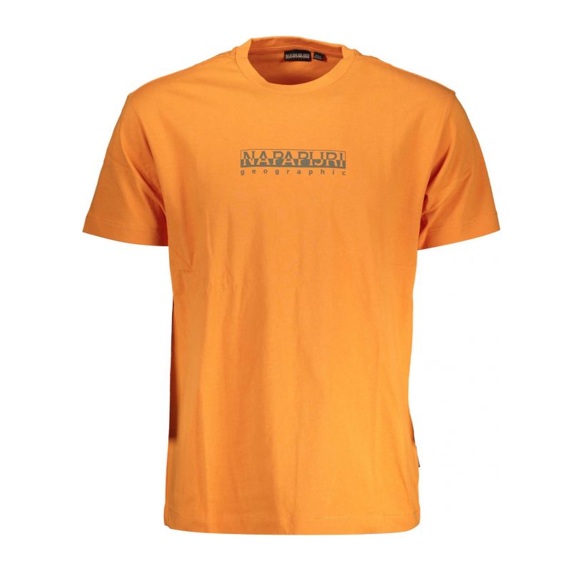 Мъжка тениска NAPAPIJRI NP0A4GDR-S-BOX-SS-3_ARANCIO_A1Z