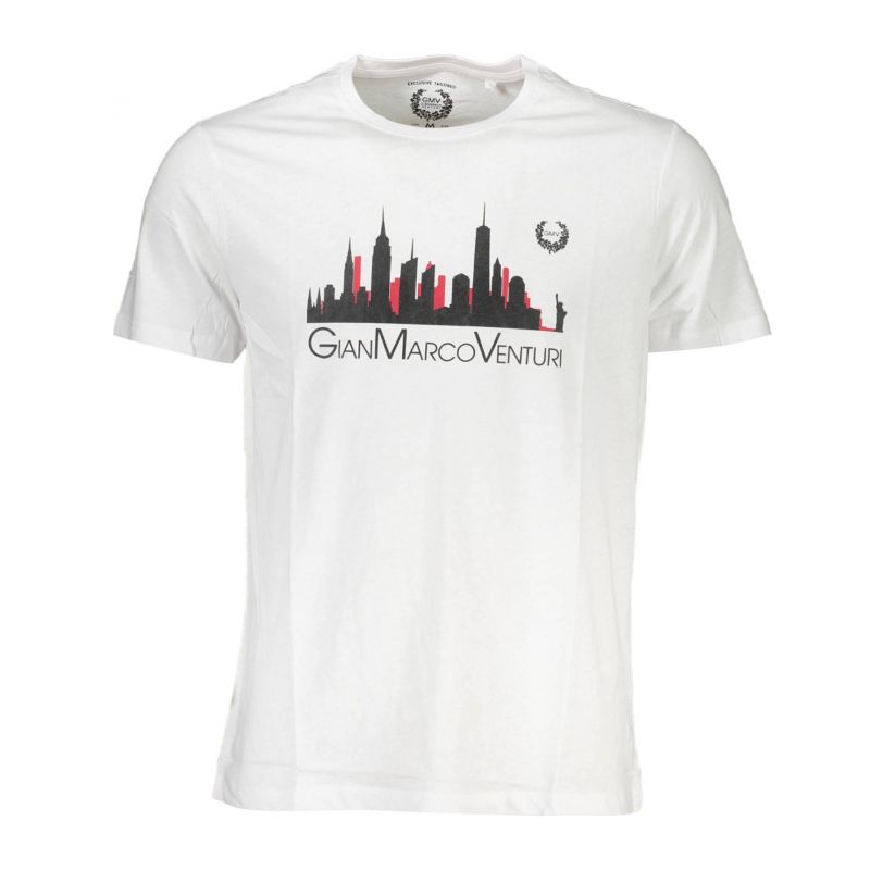 Мъжка тениска GIAN MARCO VENTURI AU00782-ALVARO_BIANCO_WHITE