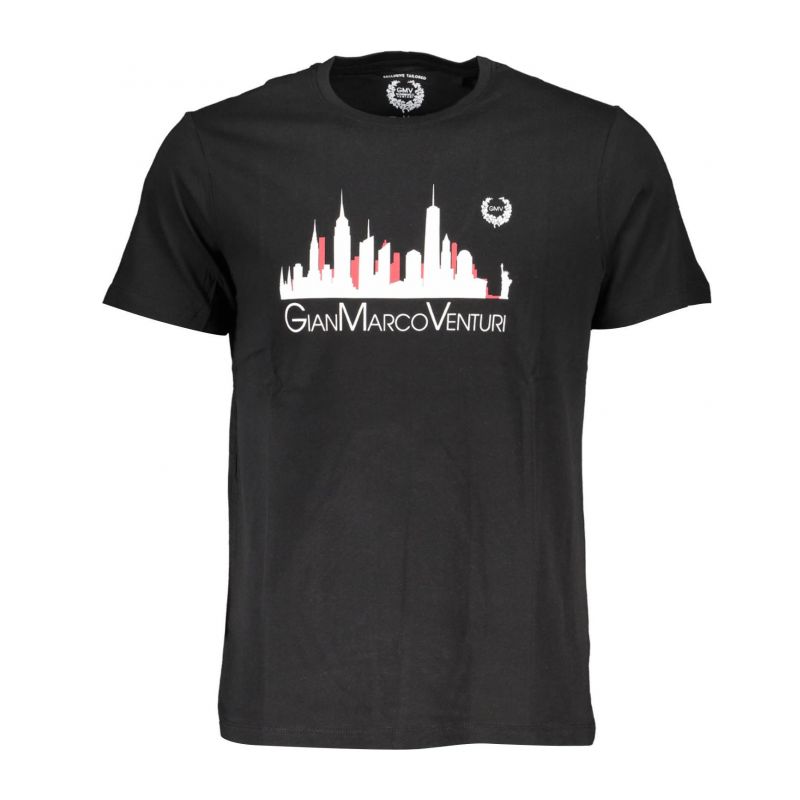 Мъжка тениска GIAN MARCO VENTURI AU00782-ALVARO_NERO_BLACK