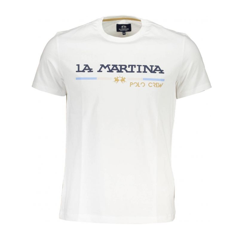 Мъжка тениска LA MARTINA XMR311-JS206_BIANCO_00001