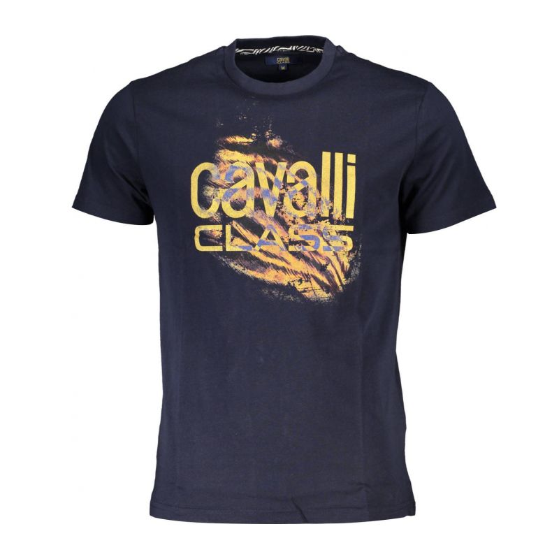 Мъжка тениска CAVALLI CLASS QXT61P-JD060_BLU_04926